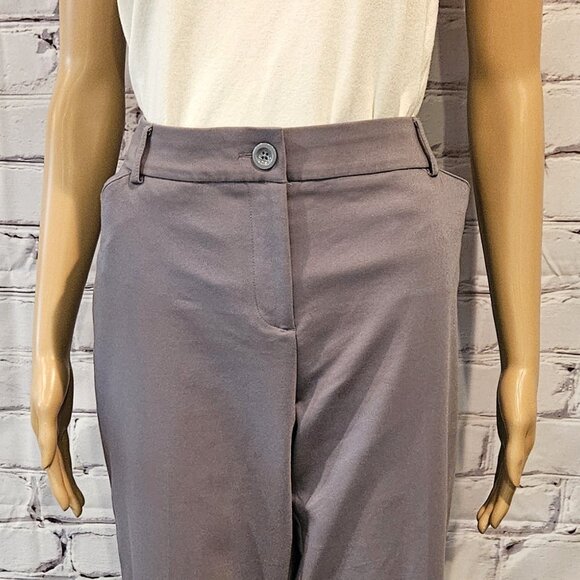CLEO - Gray cropped dress pants - beautiful neutral colour! - Picture 4 of 7